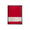 Ежедневник полудатированный А5 Orbit, красный