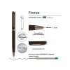 Ручка Firenze шариковая автоматическая софт-тач, коричневая
