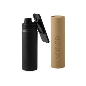 Вакуумная термобутылка с magsafe-держателем INSIDER, 600 мл, черный Вакуумная термобутылка с magsafe-держателем INSIDER, 600 мл, черный