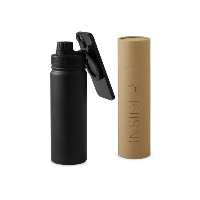 Вакуумная термобутылка с magsafe-держателем INSIDER, 600 мл, черный