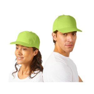 Бейсболка Memphis 5-ти панельная 165 гр, зеленое яблоко