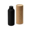 Вакуумная термобутылка Cask Waterline, soft touch, 500 мл, тубус, черный