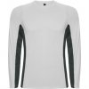 Спортивная футболка SHANGHAI L/S мужская, БЕЛЫЙ/ТЕМНЫЙ ГРАФИТ M