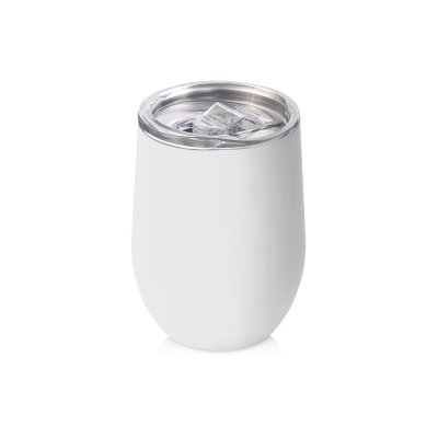 Термокружка Sense Gum, soft-touch, непротекаемая крышка, 370мл, белый