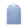 Рюкзак из переработанного хлопка и полиэстера плотностью 210 г/м2 Pheebs, синий