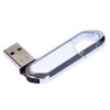 USB 2.0- флешка на 8 Гб в виде карабина, белый/серебристый