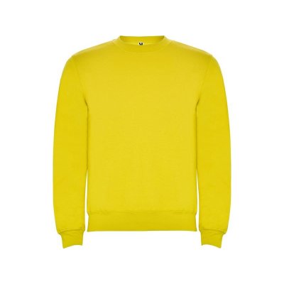 Свитшот с начесом Clasica унисекс, желтый
