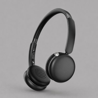 Беспроводные накладные наушники Stereo Light, BT 5.4, 300 мАч, черный, Deppa