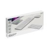 Беспроводная клавиатура Air Keyboard для MAC, Windows, 500 мАч, алюминий, белый, Deppa