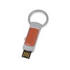 Подарочный набор: брелок с USB-флешкой на 4 Гб, ручка шариковая, красный/серебристый