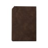 Блокнот А5 в гибкой обложке Chaplin, шоколадный