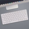 Беспроводная клавиатура Air Keyboard для MAC, Windows, 500 мАч, алюминий, белый, Deppa