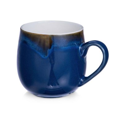Кружка с вулканическим эффектом по краю Etna, 440 мл, синий