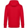 Толстовка с капюшоном унисекс King, красная