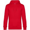 Толстовка с капюшоном унисекс King, красная