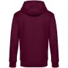Толстовка с капюшоном унисекс King, бордовая