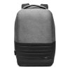 Бизнес рюкзак Leardo Plus с USB разъемом, серый/серый