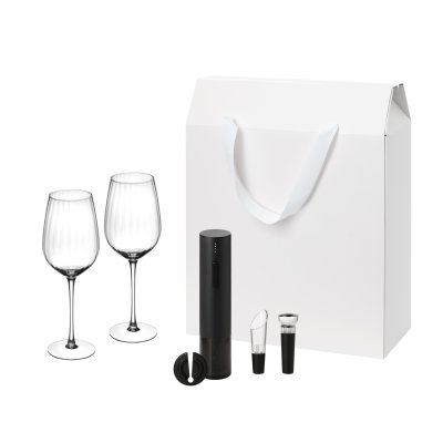 Подарочный набор Blanche, Sacramento (2 бокала + набор для вина)