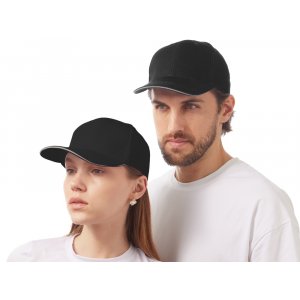 Кепка со светоотражающим кантом, черный Кепка со светоотражающим кантом, черный