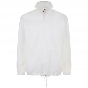 Ветровка унисекс Shift, белая Ветровка унисекс Shift, белая