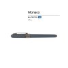 Ручка пластиковая шариковая Monaco, 0,5мм, синие чернила, графит/вороненая сталь