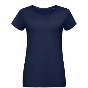 Футболка женская Martin Women, темно-синяя Футболка женская Martin Women, темно-синяя