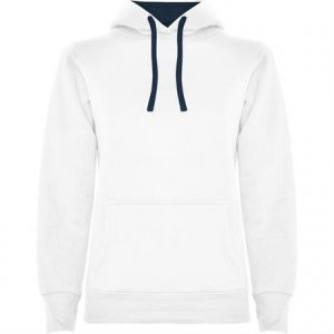 Толстовка URBAN WOMAN женская, БЕЛЫЙ/МОРСКОЙ СИНИЙ 2XL