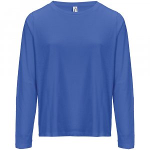 Футболка с длинным рукавом женская Monarch Women, ярко-синяя Футболка с длинным рукавом женская Monarch Women, ярко-синяя