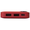 Внешний аккумулятор с дисплеем Mild, 10 000 mAh, красный