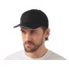 Кепка со светоотражающим кантом, черный