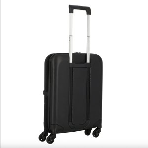 Чемодан складной Rollink FLEX LIGHT 55x40x20 см, 4 колеса, черный