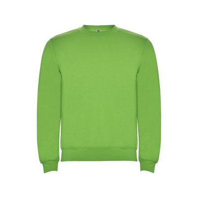 Свитшот с начесом Clasica унисекс, зеленое яблоко