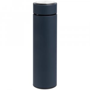Термос с ситечком Percola, темно-синий
