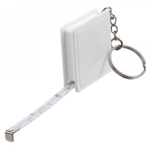 Брелок с рулеткой Square ver.2, белый Брелок с рулеткой Square ver.2, белый