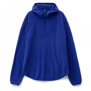 Анорак флисовый унисекс Fliska, ярко-синий Анорак флисовый унисекс Fliska, ярко-синий