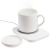 Кружка с подогревом и беспроводной зарядкой Dual Base Plus, белая Кружка с подогревом и беспроводной зарядкой Dual Base Plus, белая
