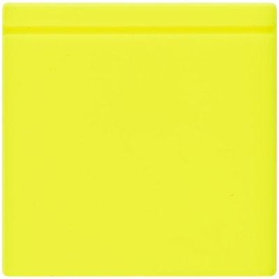 Лейбл из ПВХ Kare, желтый неон