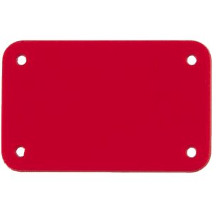 Лейбл из ПВХ Kreta, S, красный Лейбл из ПВХ Kreta, S, красный