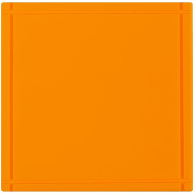 Лейбл из ПВХ Dzeta, L, оранжевый неон