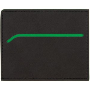 Картхолдер Multimo, черный с зеленым Картхолдер Multimo, черный с зеленым