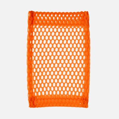 Карман из крупной сетки Pose, оранжевый неон
