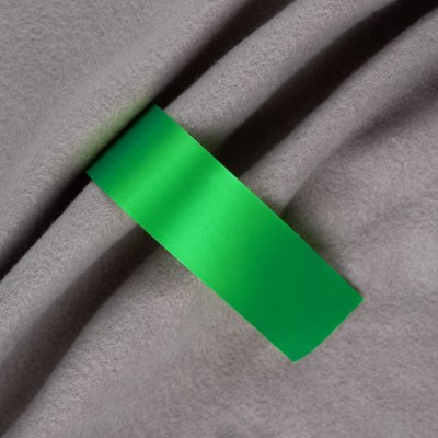 Лента сатиновая Satin 35 S, зеленая, 40 см