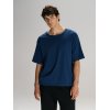 Футболка оверсайз унисекс Vozduh, темно-синяя