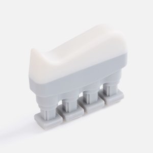 Эспандер кистевой FingerTap, серый с белым Эспандер кистевой FingerTap, серый с белым