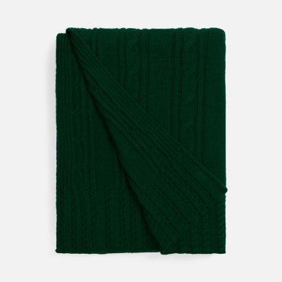 Плед Remitti, темно-зеленый (хвойный)