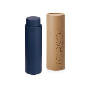 Вакуумный термос с двойными стенками и медным слоем Torso, 480 мл, темно-синий