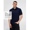 Рубашка поло унисекс Senti, темно-синяя