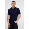 Рубашка поло унисекс Senti, темно-синяя Рубашка поло унисекс Senti, темно-синяя