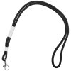 Шнурок для бейджа Tube Metal, черный Шнурок для бейджа Tube Metal, черный