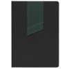 Ежедневник Bookmark, недатированный, черный с зеленым